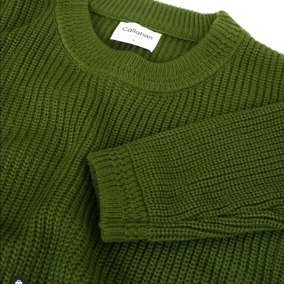 Callahan Sweaters - Callahan Malone sweater in moss shade